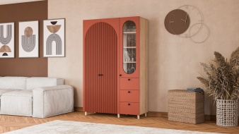 Шкаф распашной Вивьен 23 BMS по индивидуальному заказу