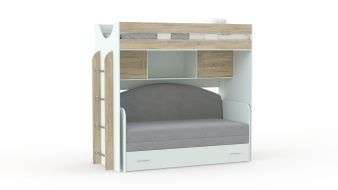 Кровать-чердак с диваном Пума 4 BMS - новинка