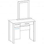 Схема сборки Туалетный столик Scandic BMS