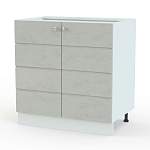 Тумба напольная Квадро 2ДВ BMS - Фото 4