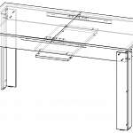 Схема сборки Кухонный стол Гермес 2 BMS