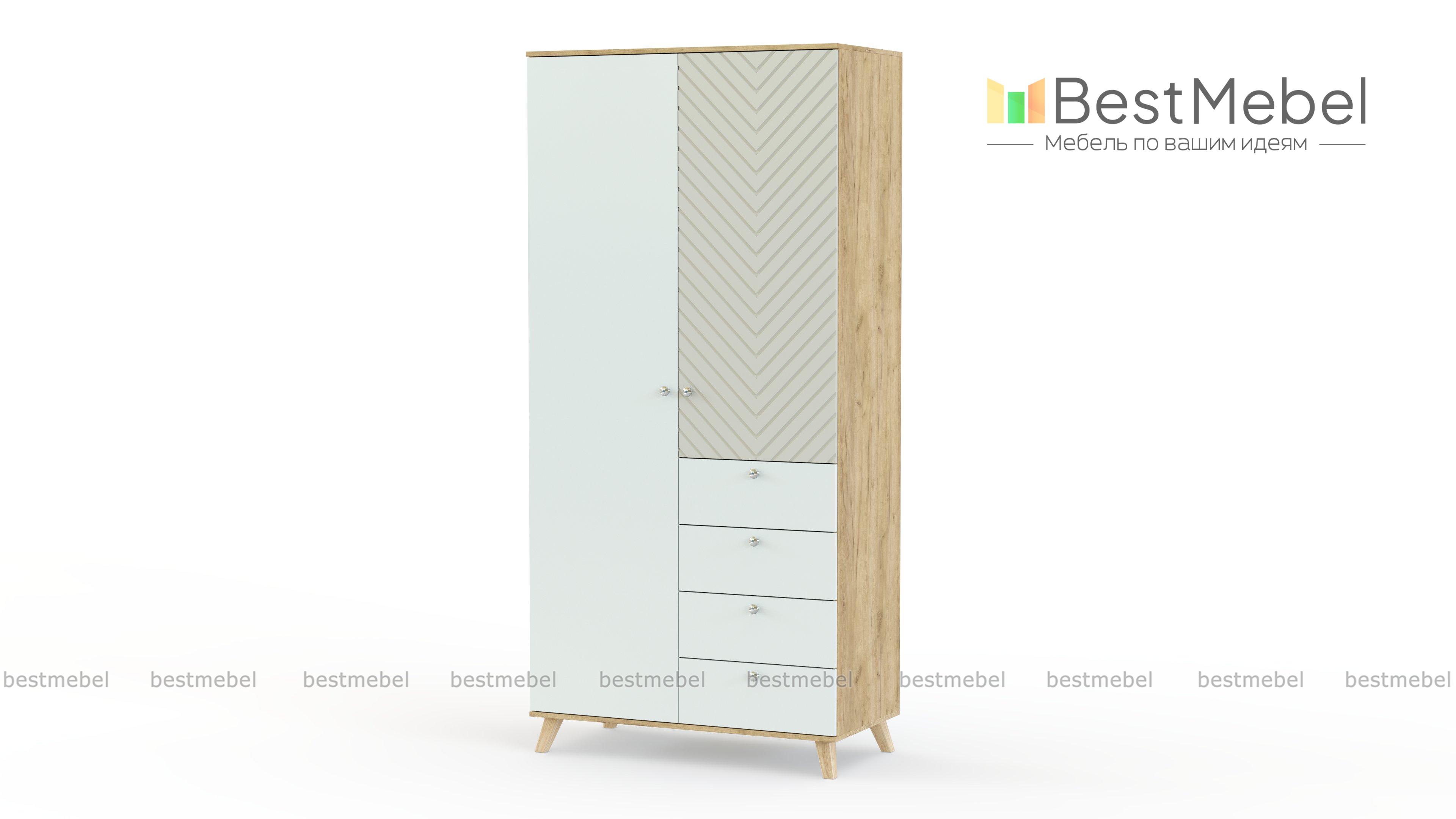 Шкаф распашной Хобарт 15 BMS - Фото