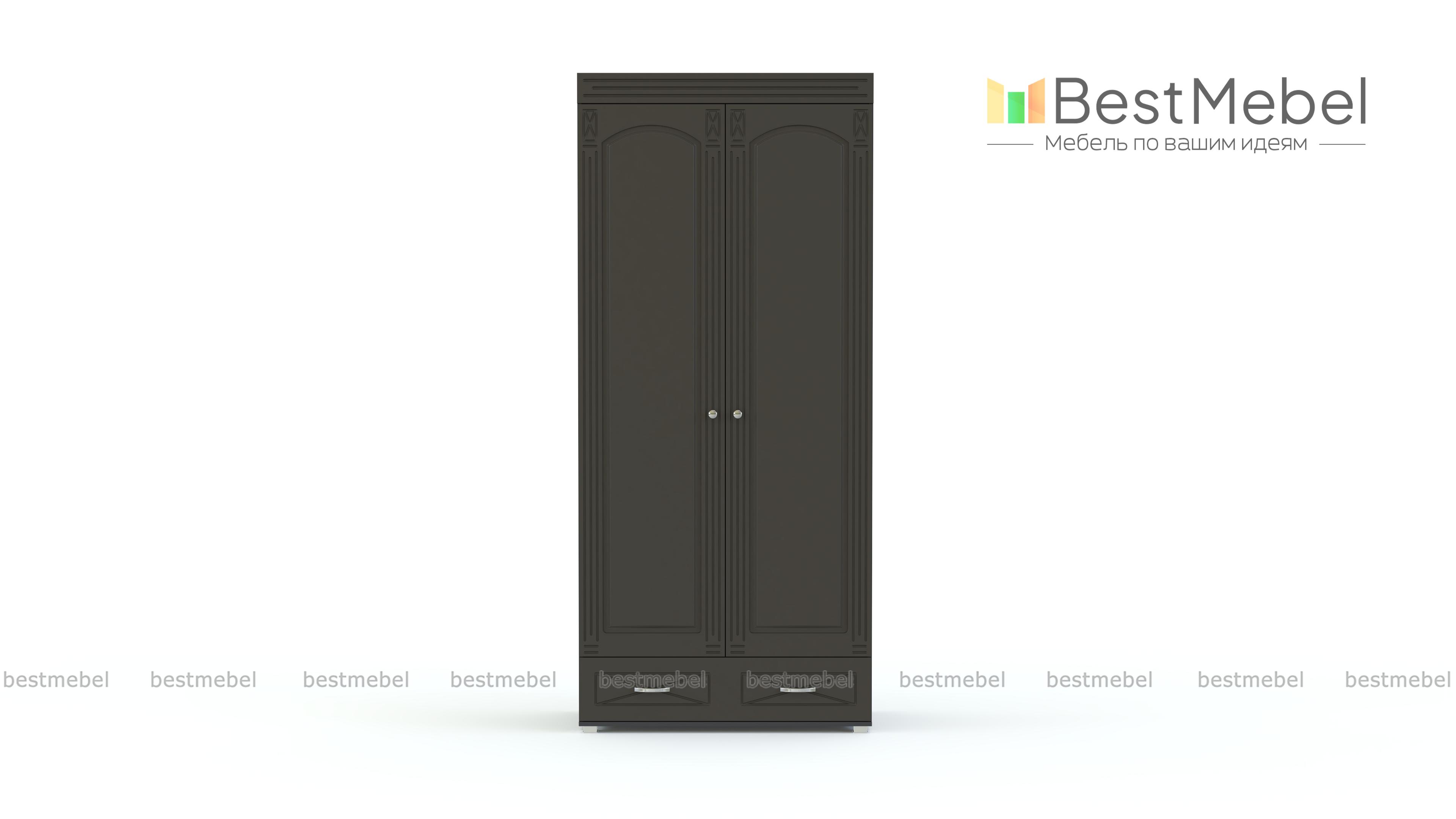 Шкаф платяной Элизабет ЭМ-6 BMS - Фото