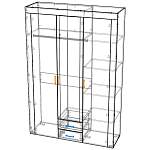 Схема сборки Распашной шкаф Азалия К 1 BMS