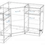 Схема сборки Комод угловой Кассандра 1 BMS