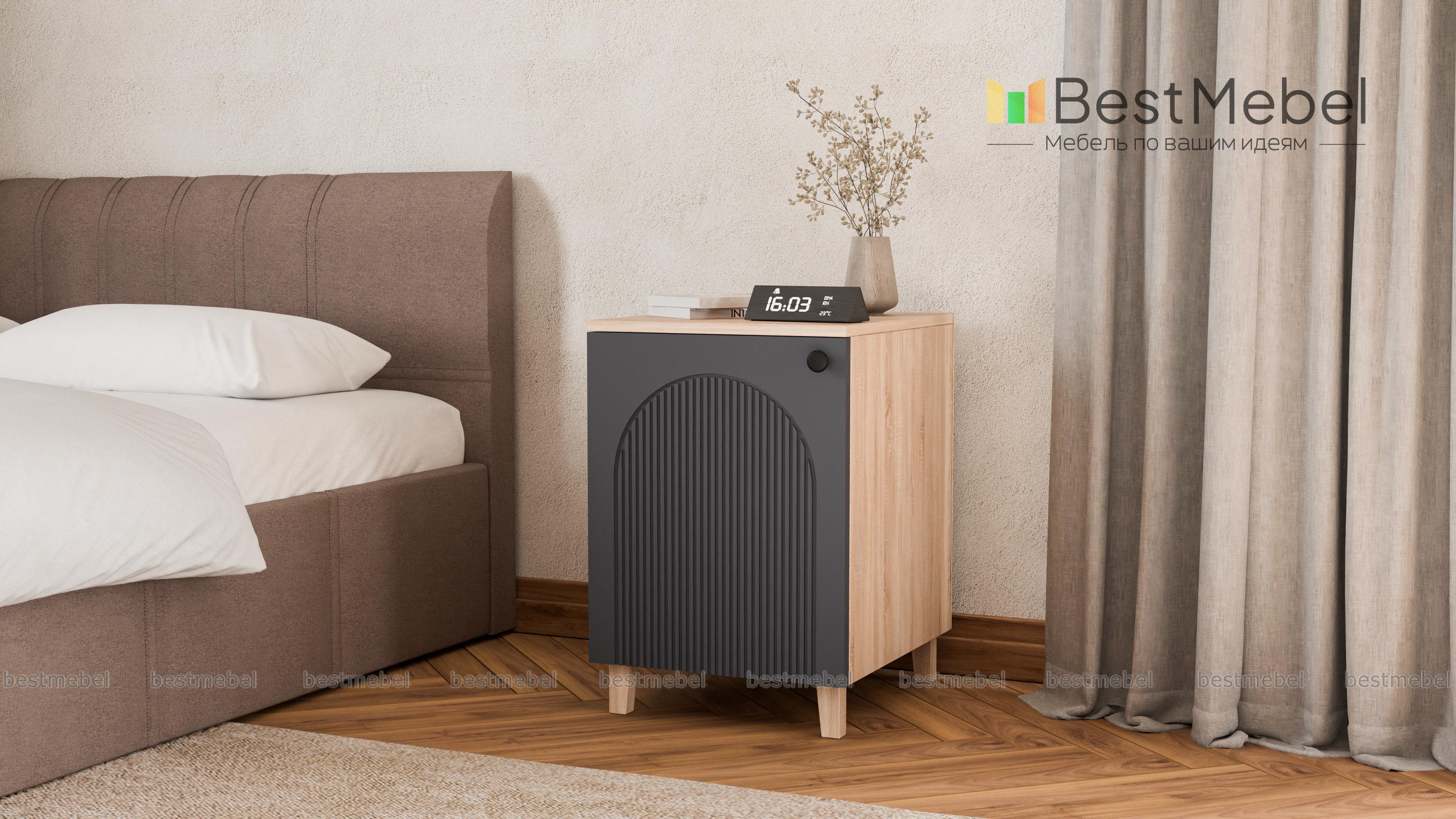 Тумба прикроватная Рене 1 BMS - Фото