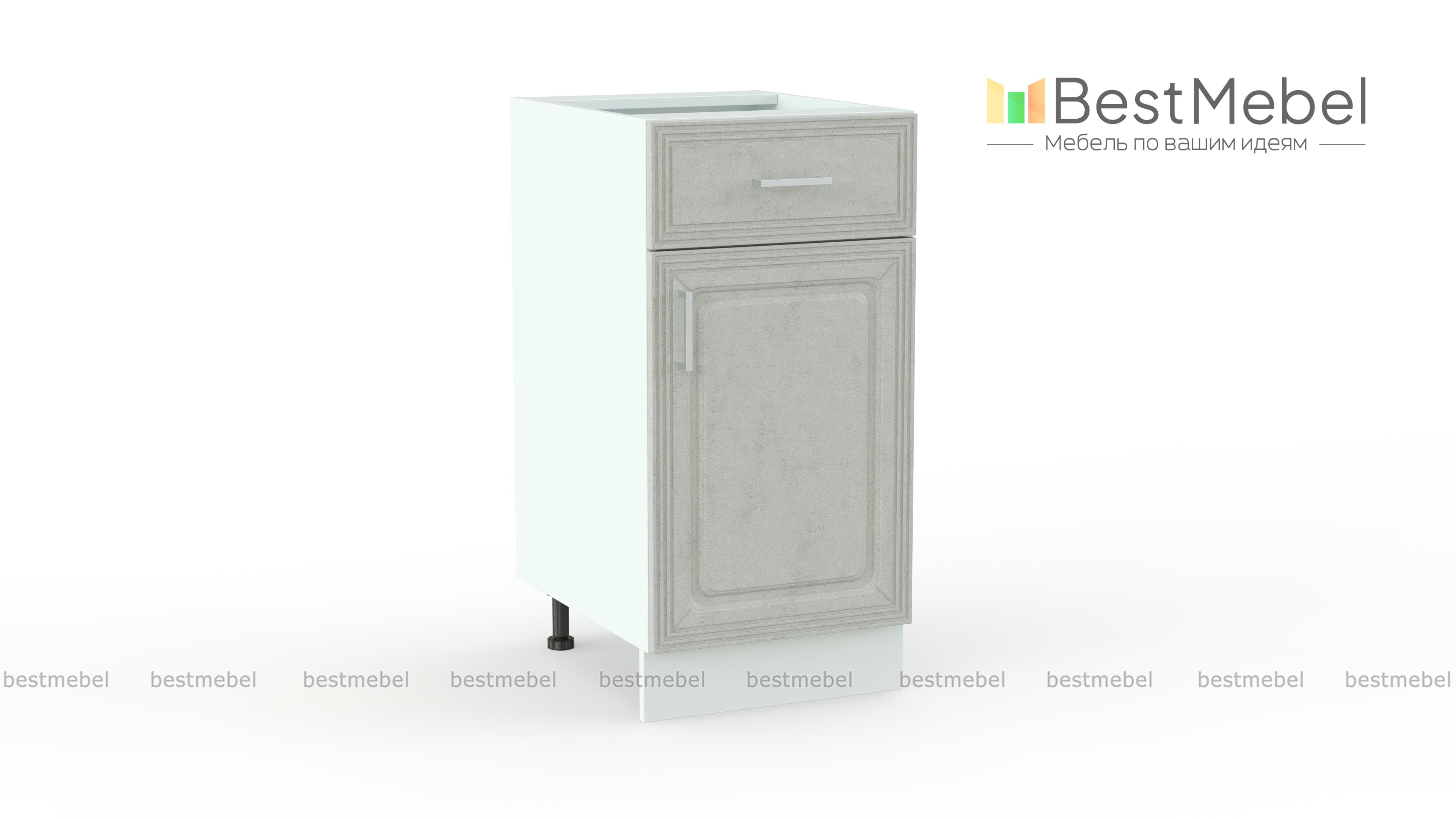 Шкаф нижний 1-м ящиком и 1 дверью Ника BMS - Фото