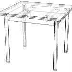 Схема сборки Кухонный стол СО-2м BMS