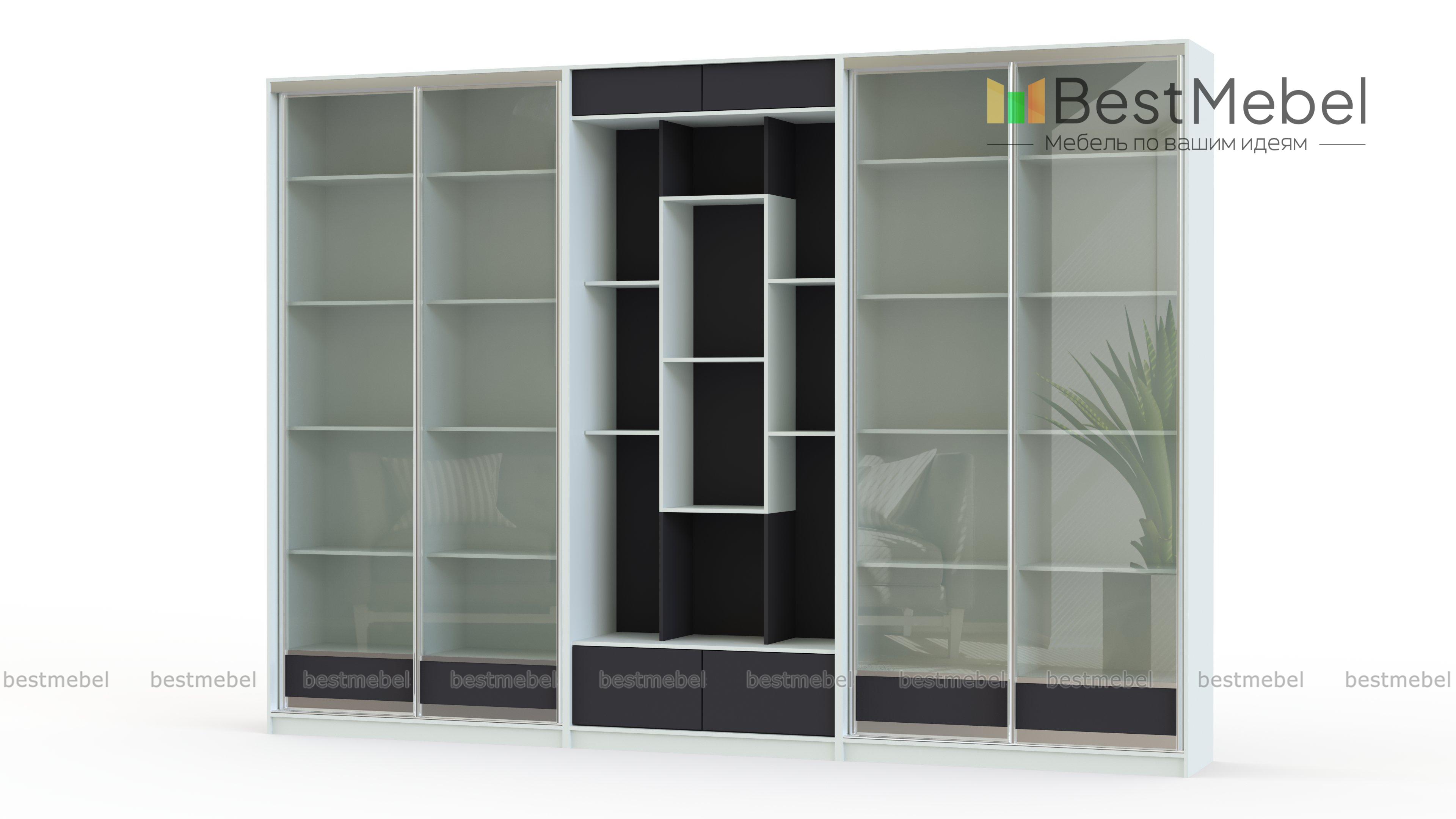 Двойной шкаф-купе Женева 26 BMS - Фото