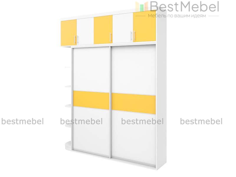 Шкаф-купе с антресолью Лайт 22 BMS - Фото