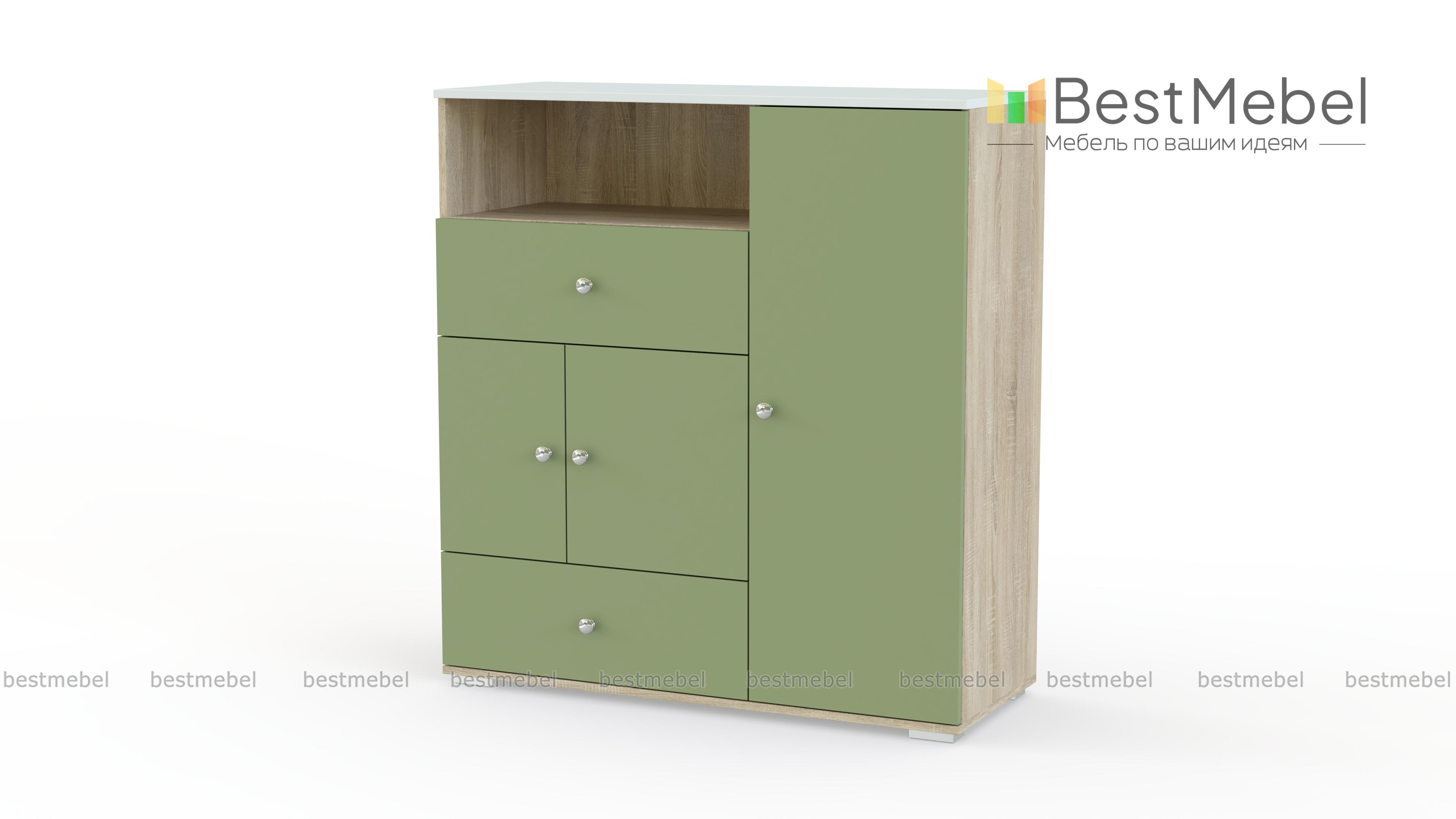 Комод Молодежный Стрит BMS - Фото