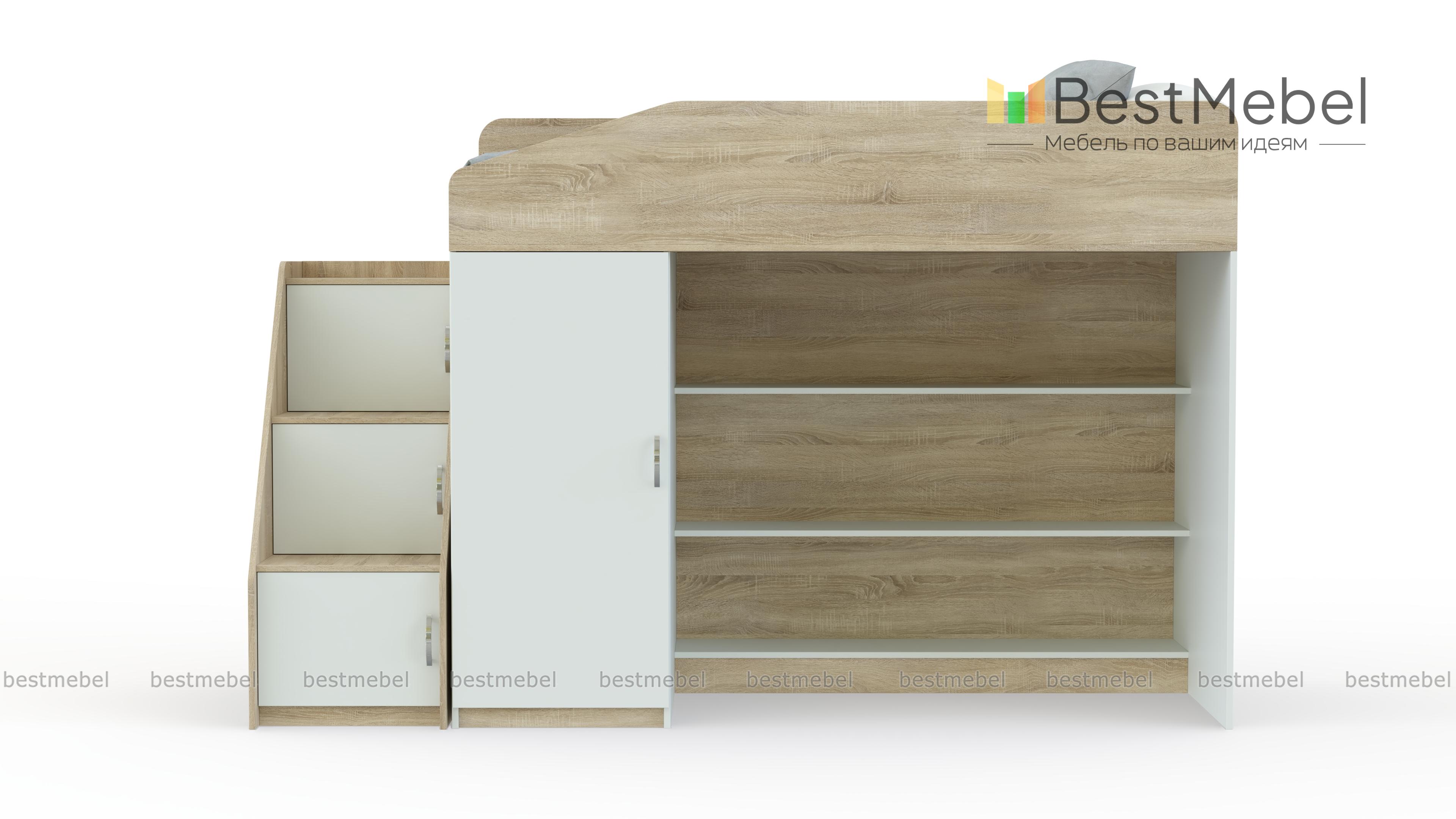 Кровать-чердак Миф-11.11 BMS - Фото