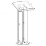 Схема сборки Трибуна-кафедра ТР03 BMS