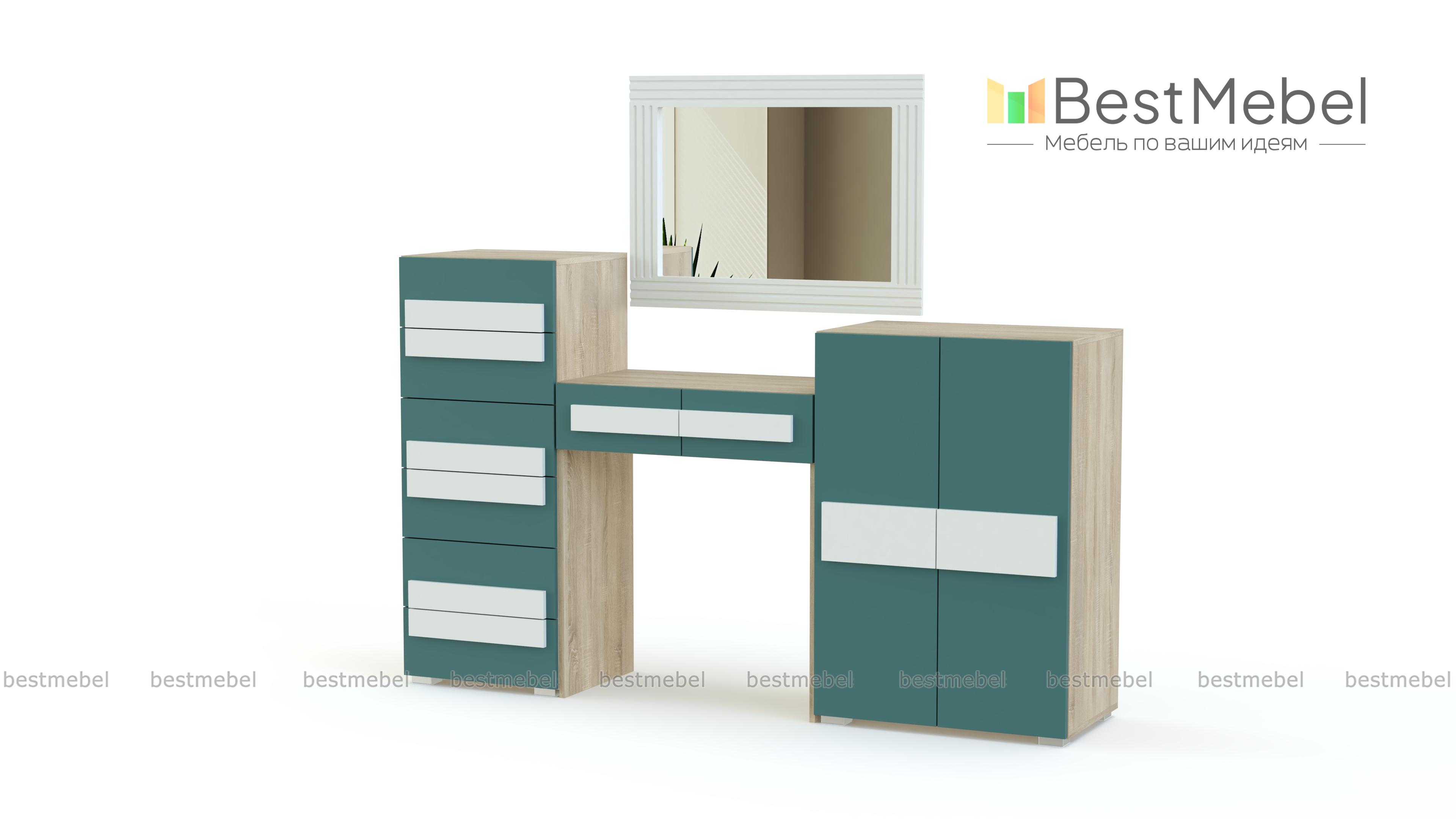 Туалетный стол Пресли 1 BMS - Фото