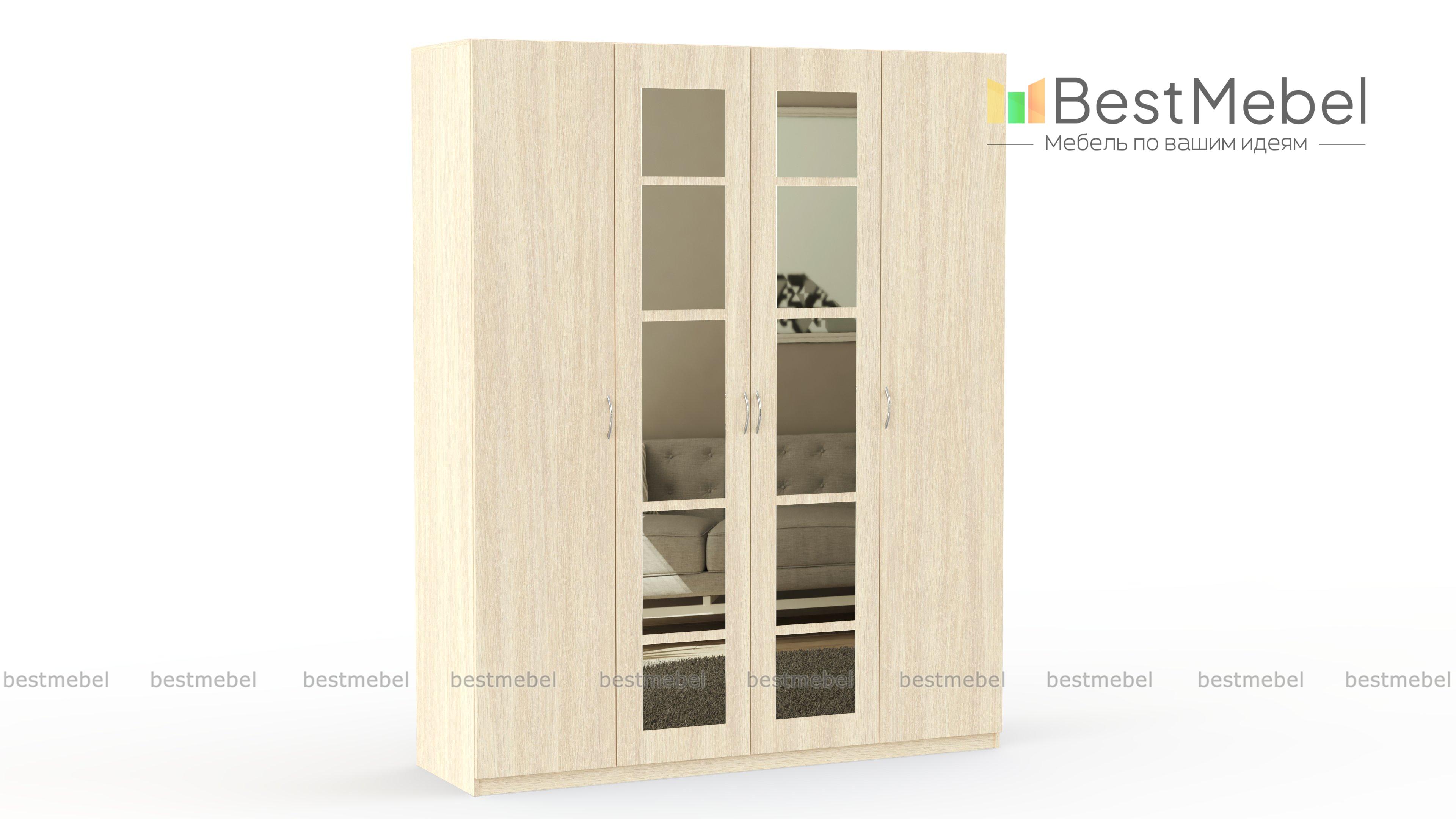 Распашной шкаф Паулина 42.2 BMS - Фото