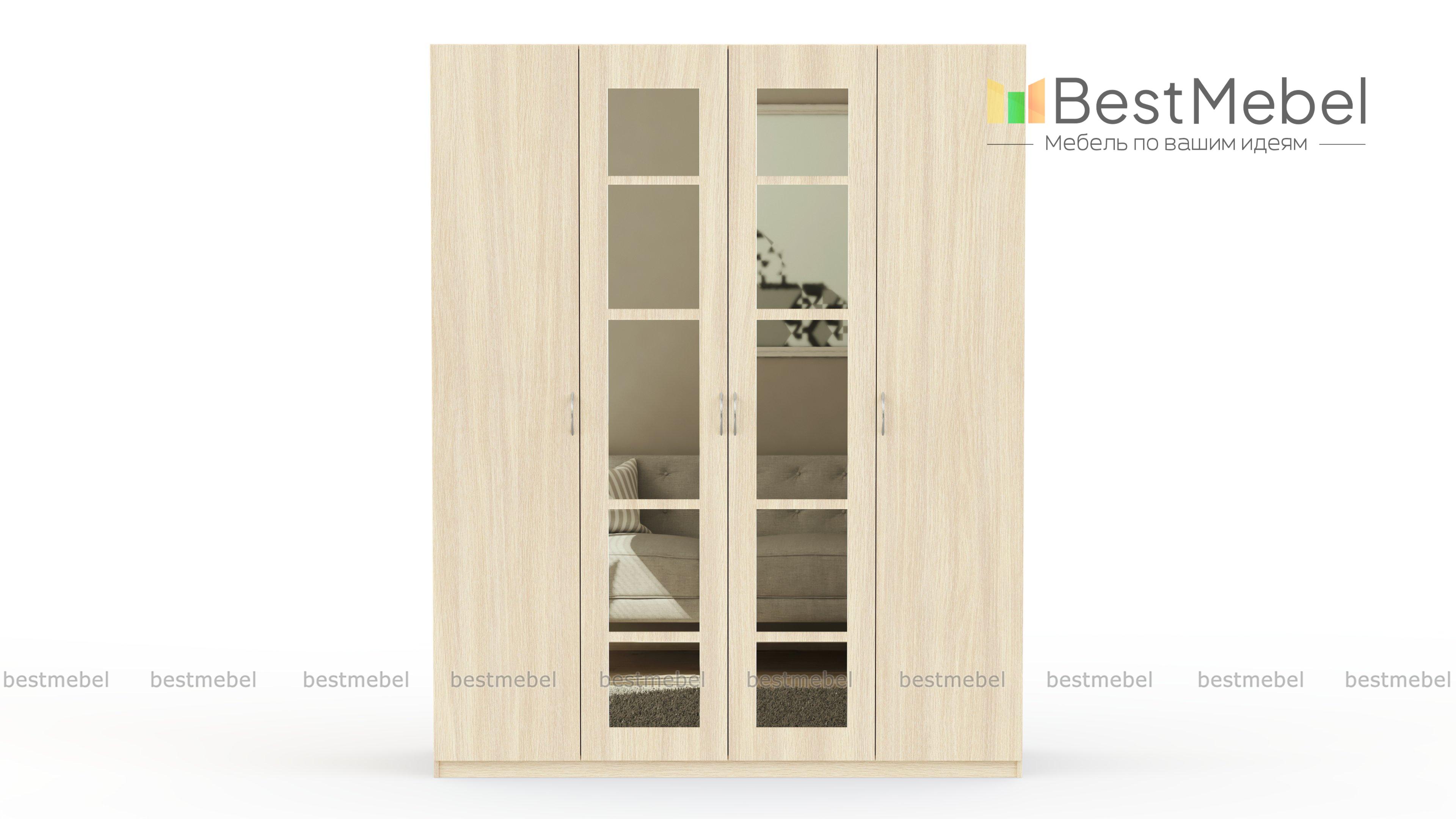 Распашной шкаф Паулина 42.2 BMS - Фото