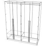 Схема сборки Шкаф распашной Айва 14 BMS