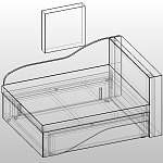 Кушетка Грация BMS(Еврокнижка боковая (Правый))