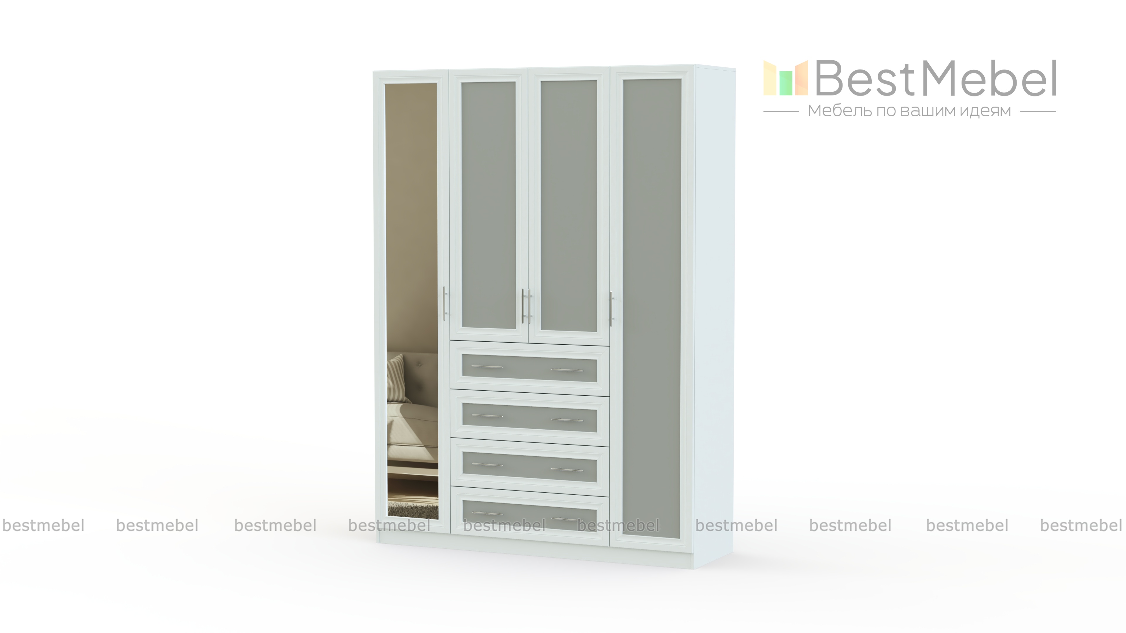 Распашной шкаф Крона 22 BMS