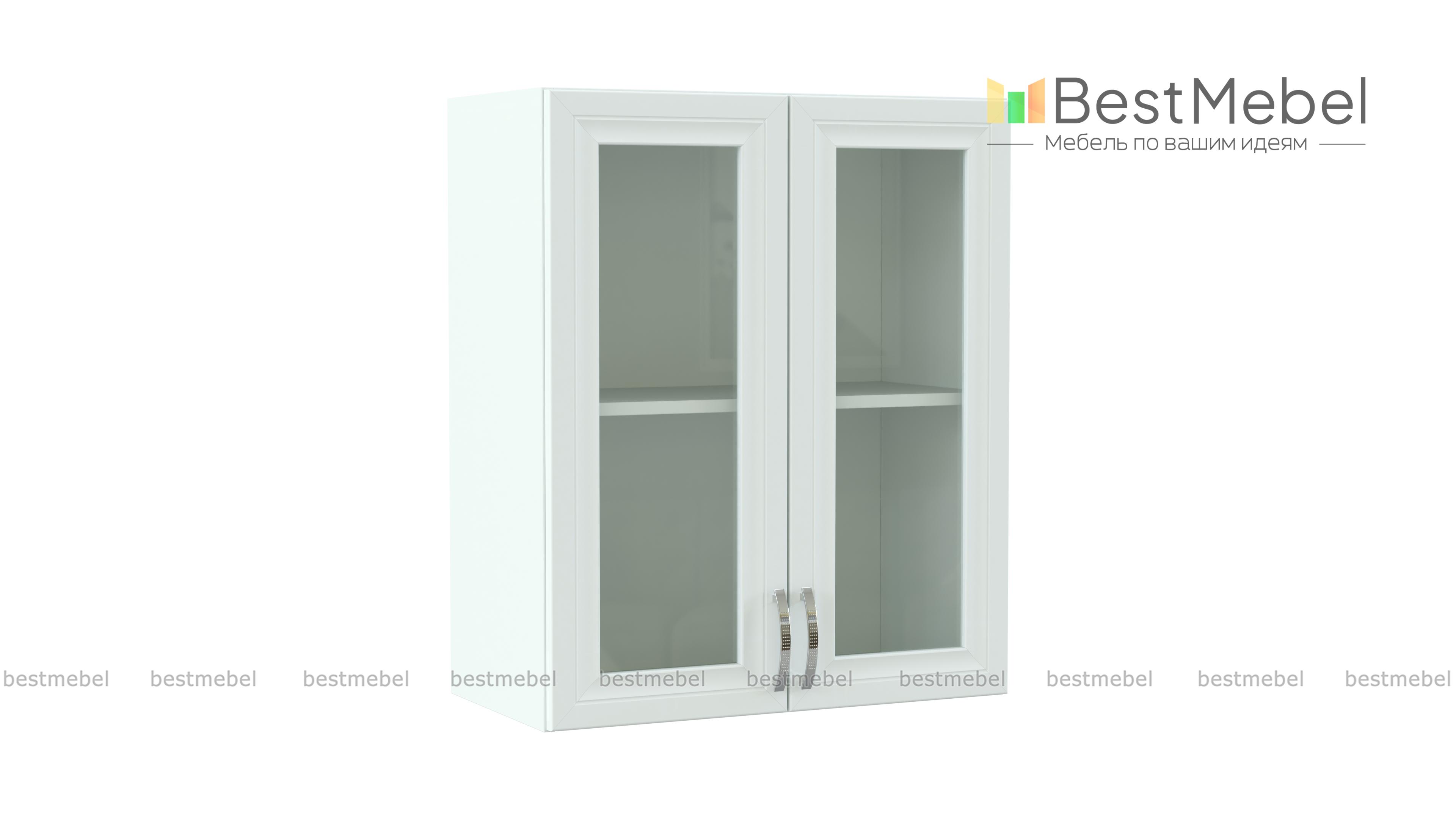 Шкаф-витрина 2ДВ Трапеза Рамочная BMS - Фото