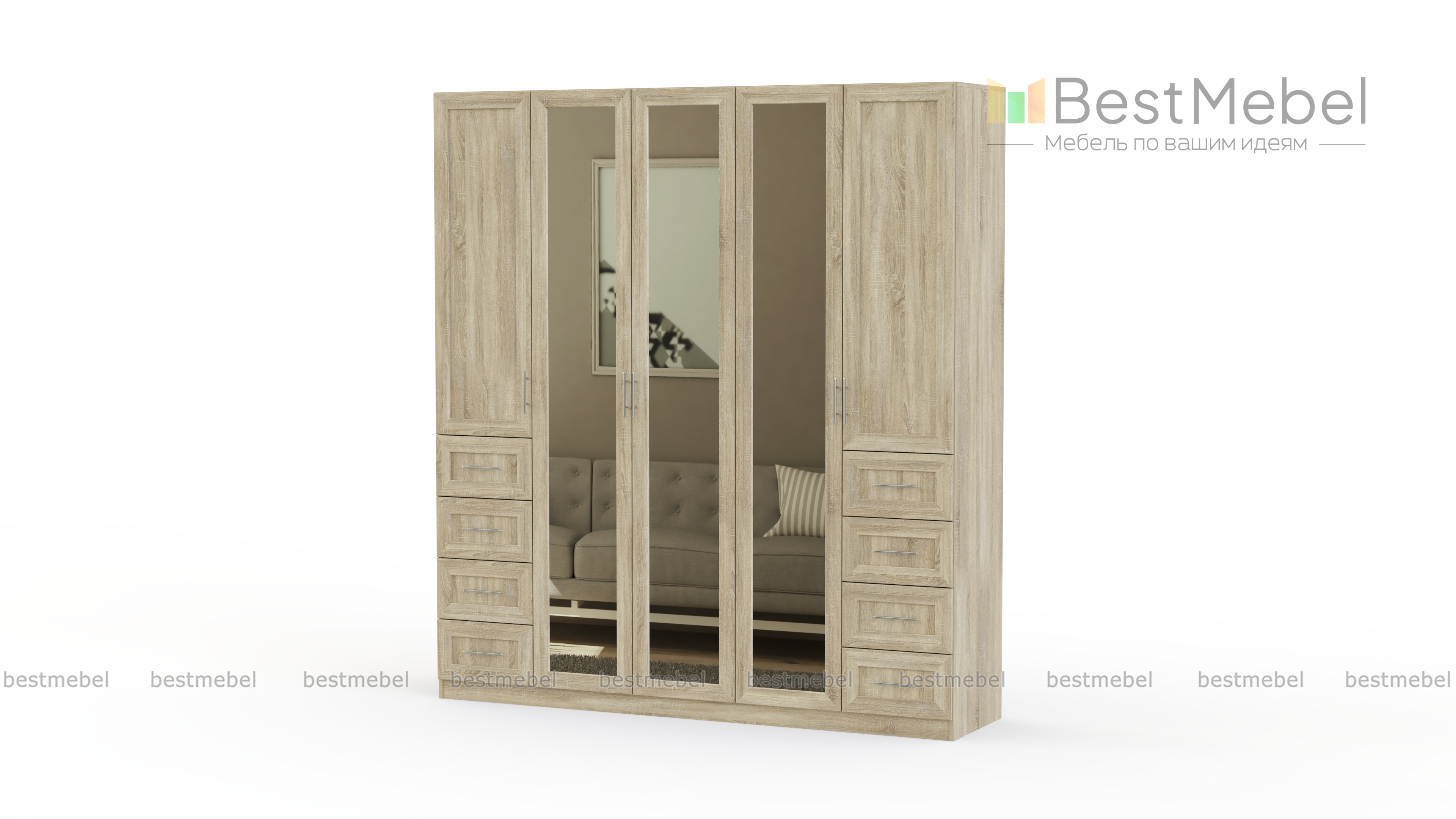 Распашной шкаф Крона 19 BMS