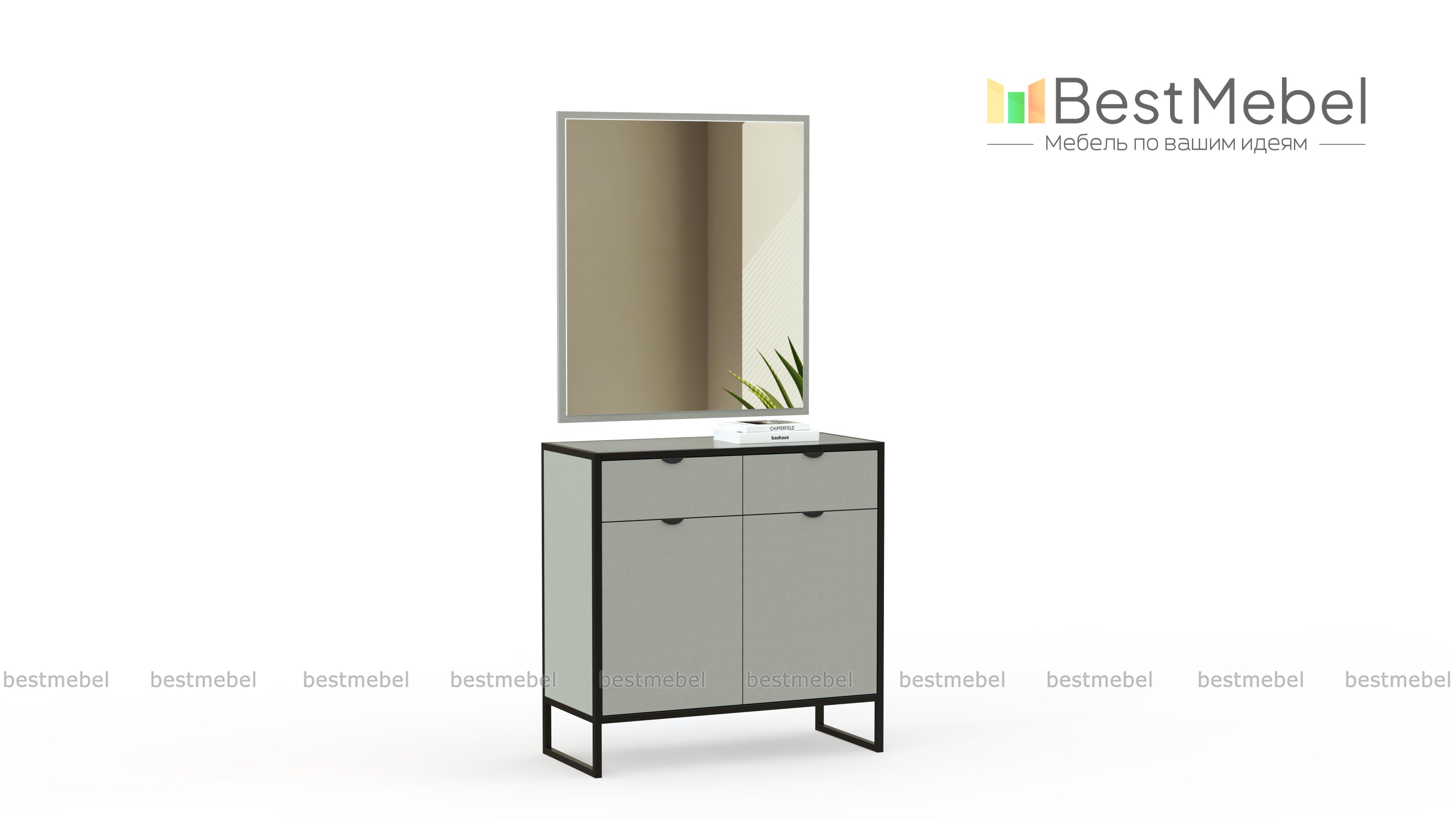 Комод с зеркалом Кейти 11 BMS - Фото