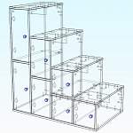 Схема сборки Лестница для кровати Лайм 4 BMS