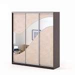 Шкаф-купе Аурум 11 кожа BMS - Фото 1