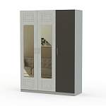 Шкаф с зеркалом Анастасия 3 BMS - Фото 6