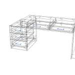Стол письменный Сохо-13 BMS