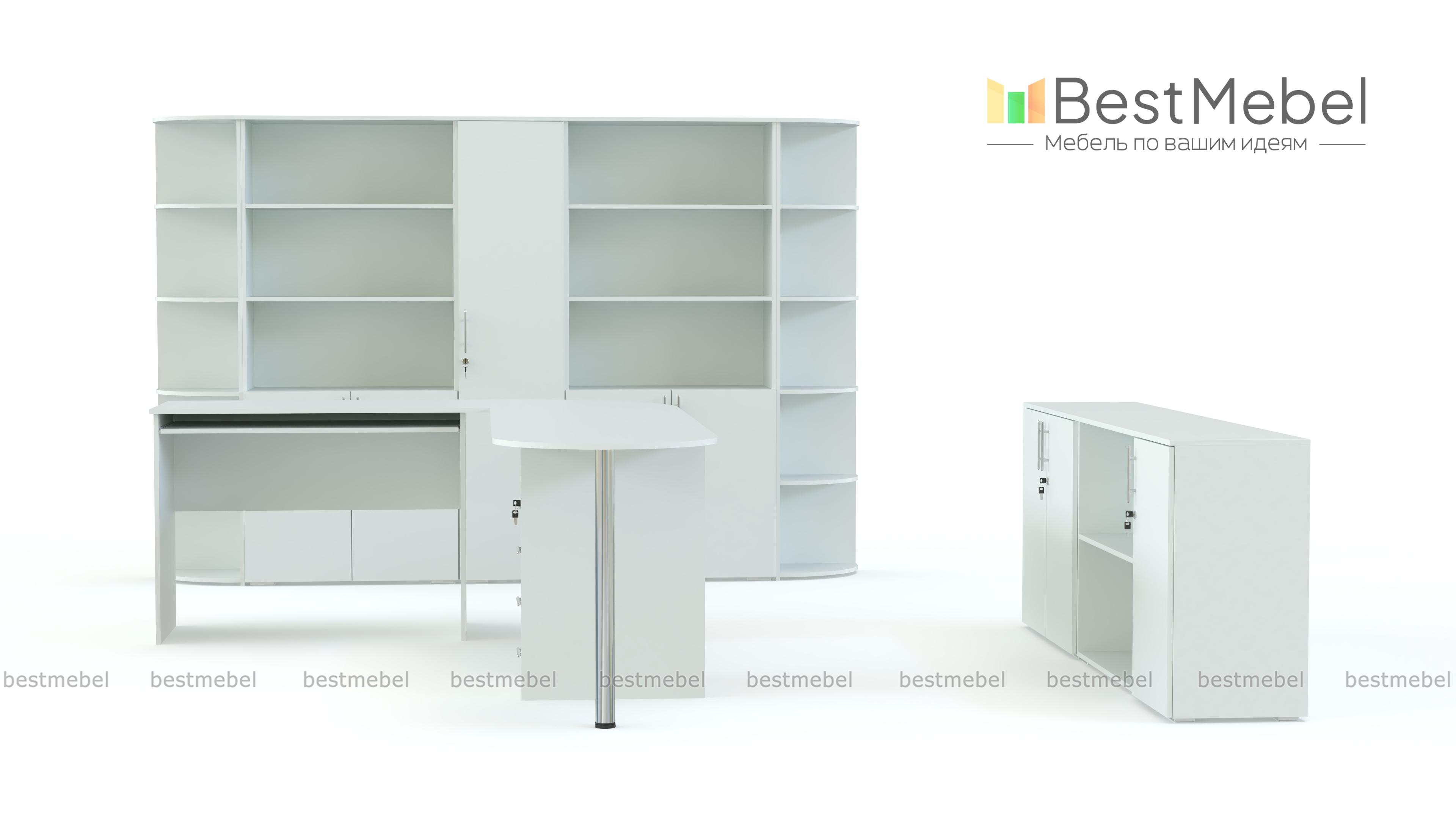 Офисный комплект Кабинет Mag Euro BMS - Фото