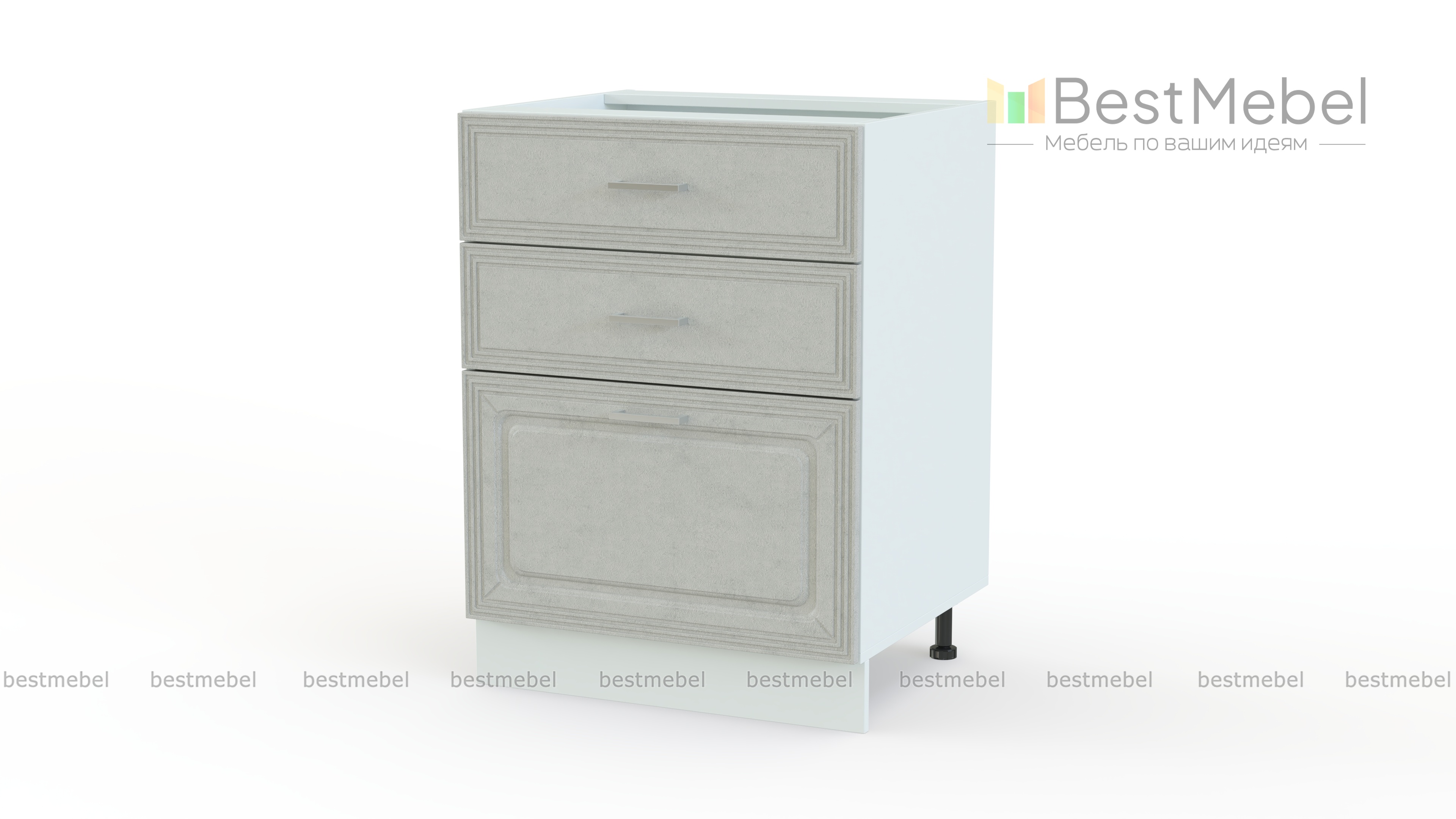 Шкаф нижний с 3-мя ящиками Ника BMS
