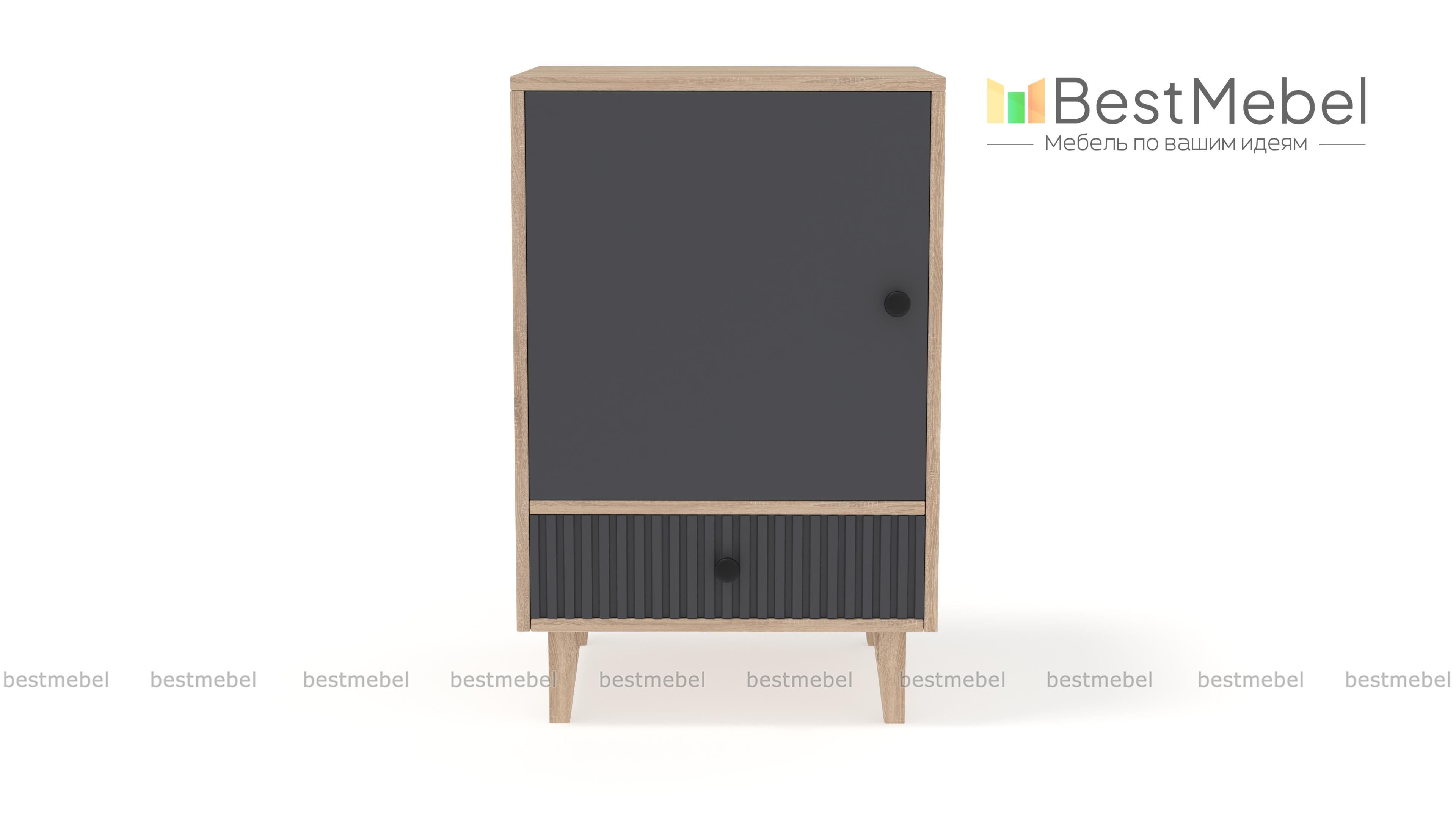 Тумба прикроватная Брукс 3 BMS - Фото