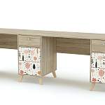 Письменный стол для двоих Эльза 3 BMS - Фото 7