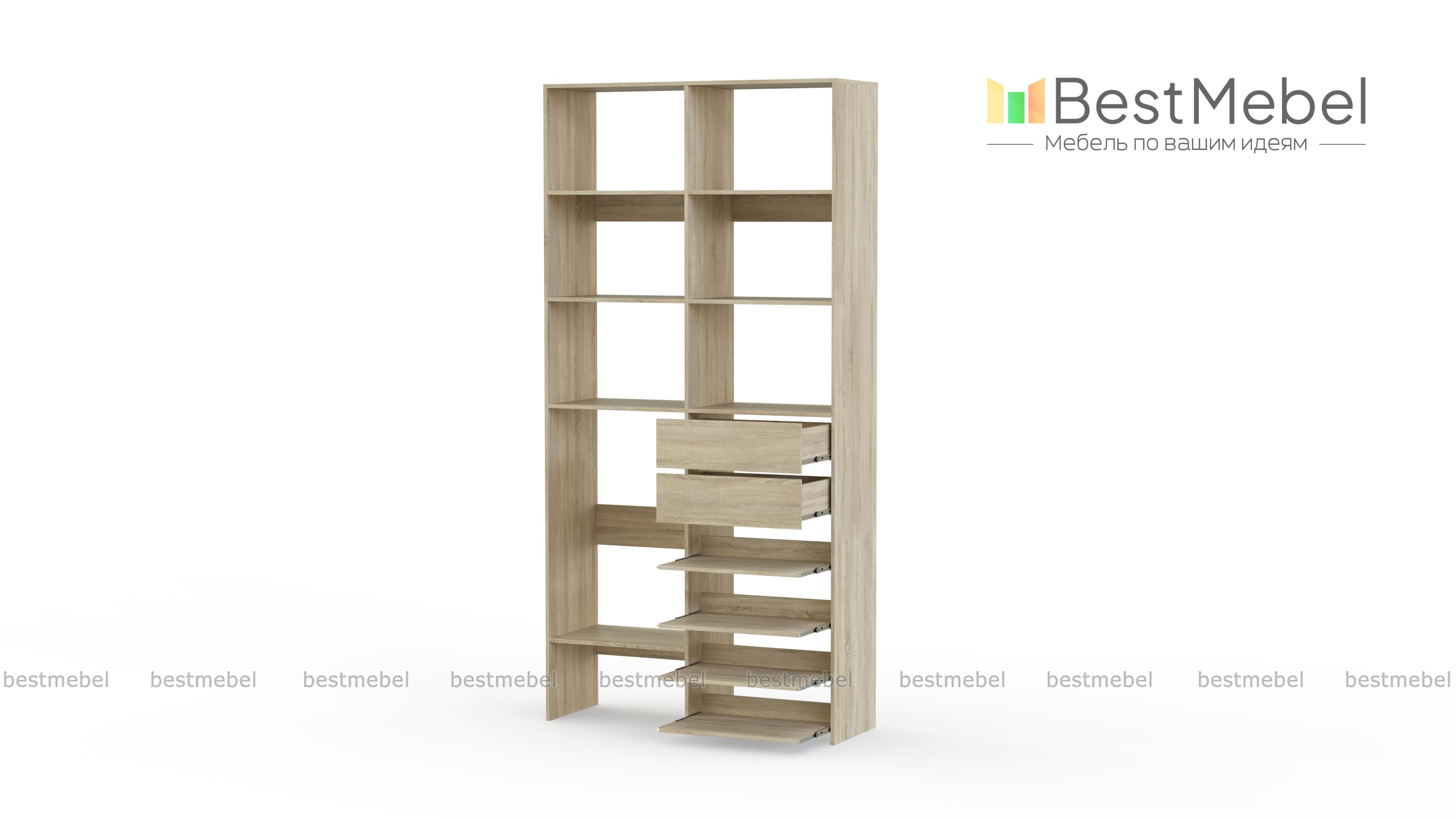 Стеллаж для одежды Мирта 86 BMS - Фото