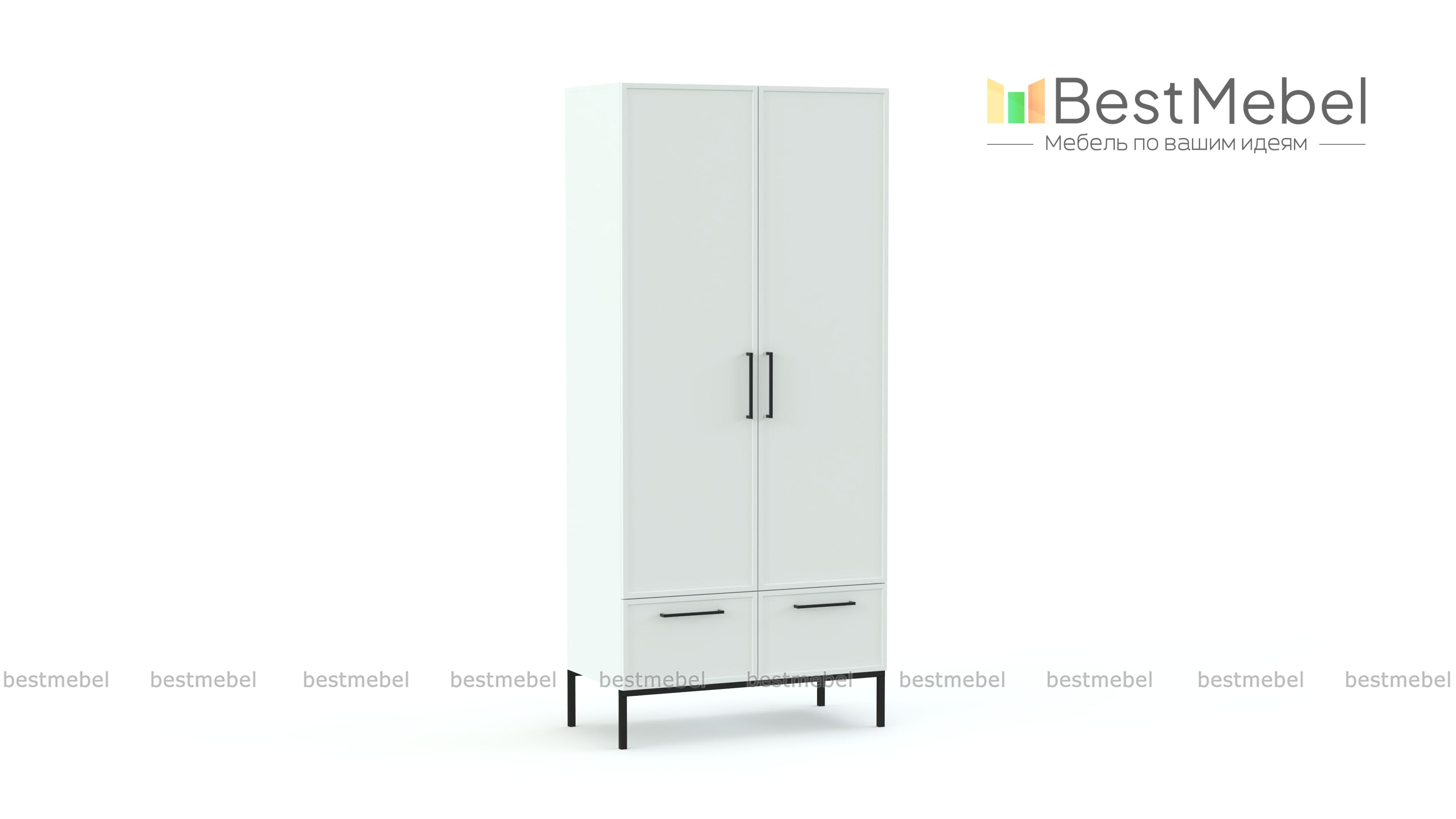 Шкаф распашной Брис 2 BMS - Фото