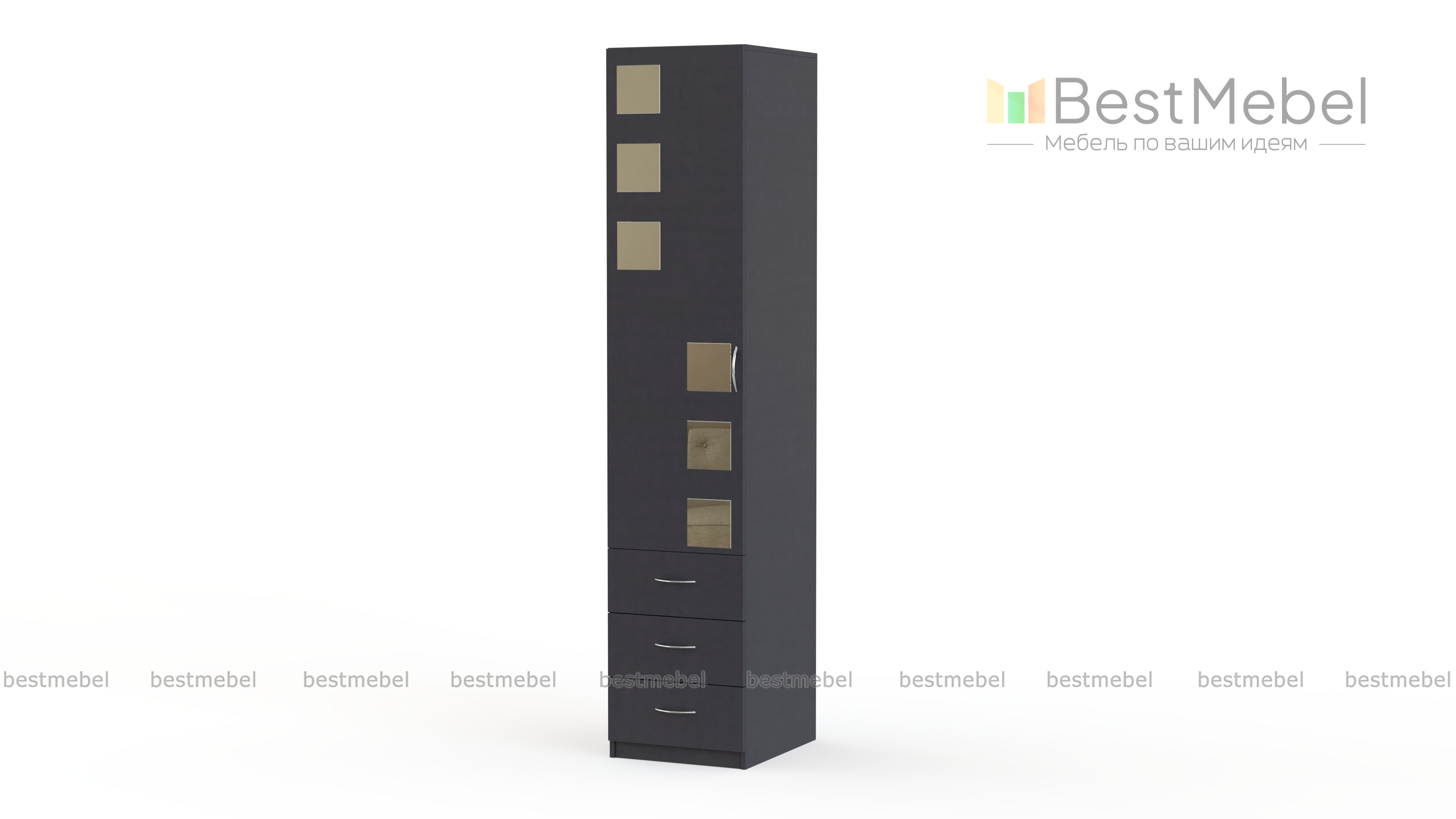 Распашной шкаф Паулина 26 BMS