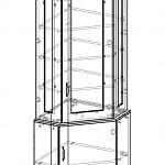 Схема сборки Буфет Вероника угловая BMS