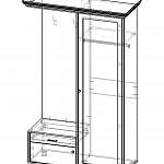 Схема сборки Прихожая Яна-03 BMS