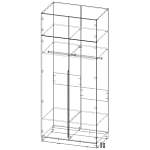 Схема сборки Шкаф распашной Ализе 11 BMS