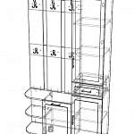 Схема сборки Прихожая Надежда 2 BMS