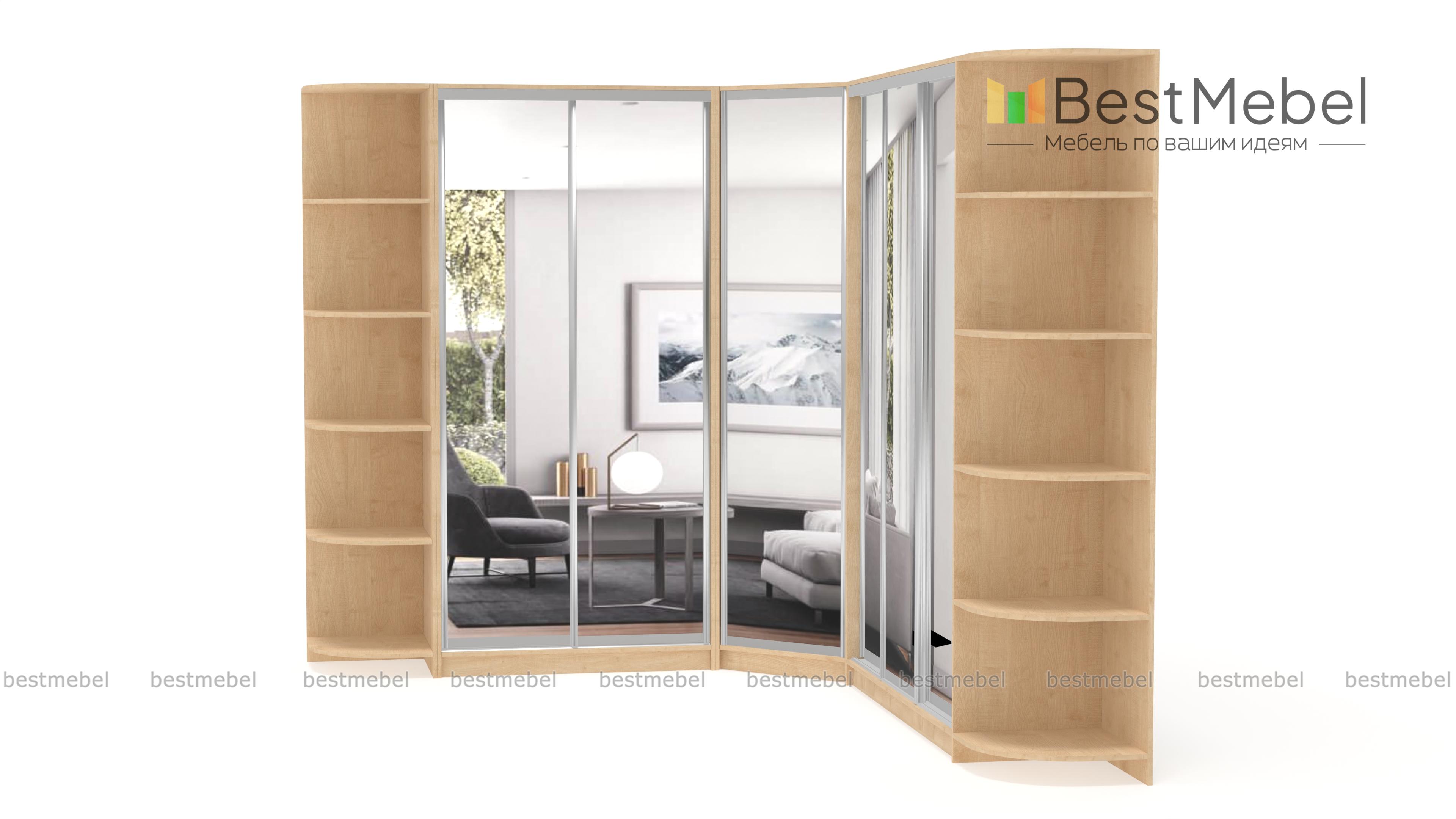 Шкаф угловой НКМ BMS - Фото