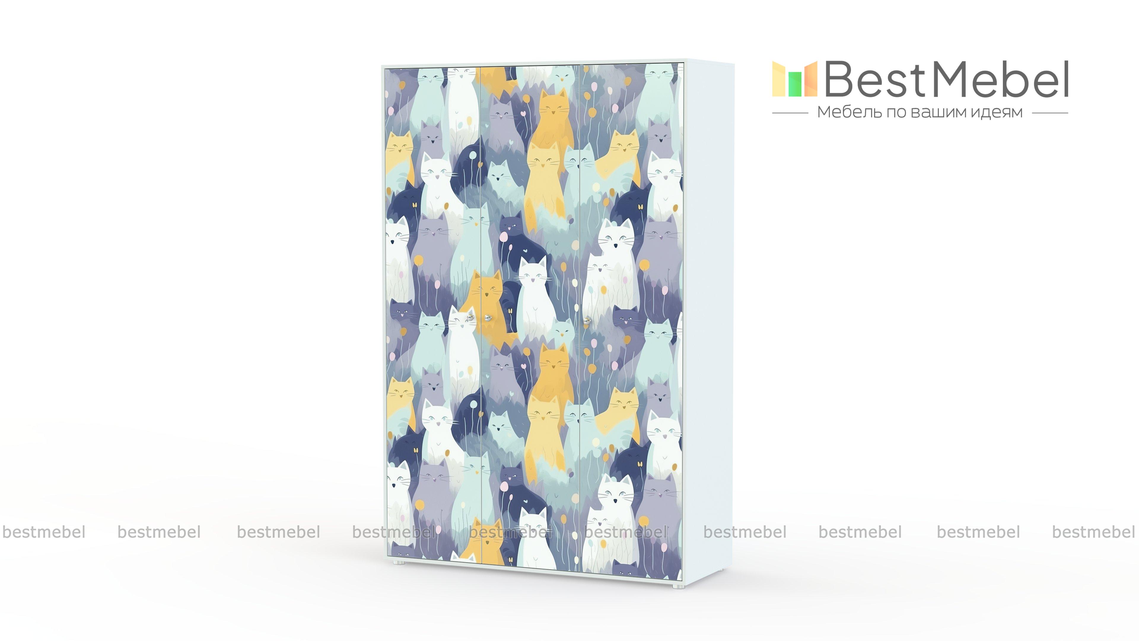 Трёхдверный шкаф Редди BMS - Фото