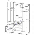 Схема сборки Прихожая Виктория Лофт BMS