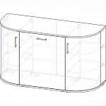 Схема сборки Комод радиусный Нико 14 BMS