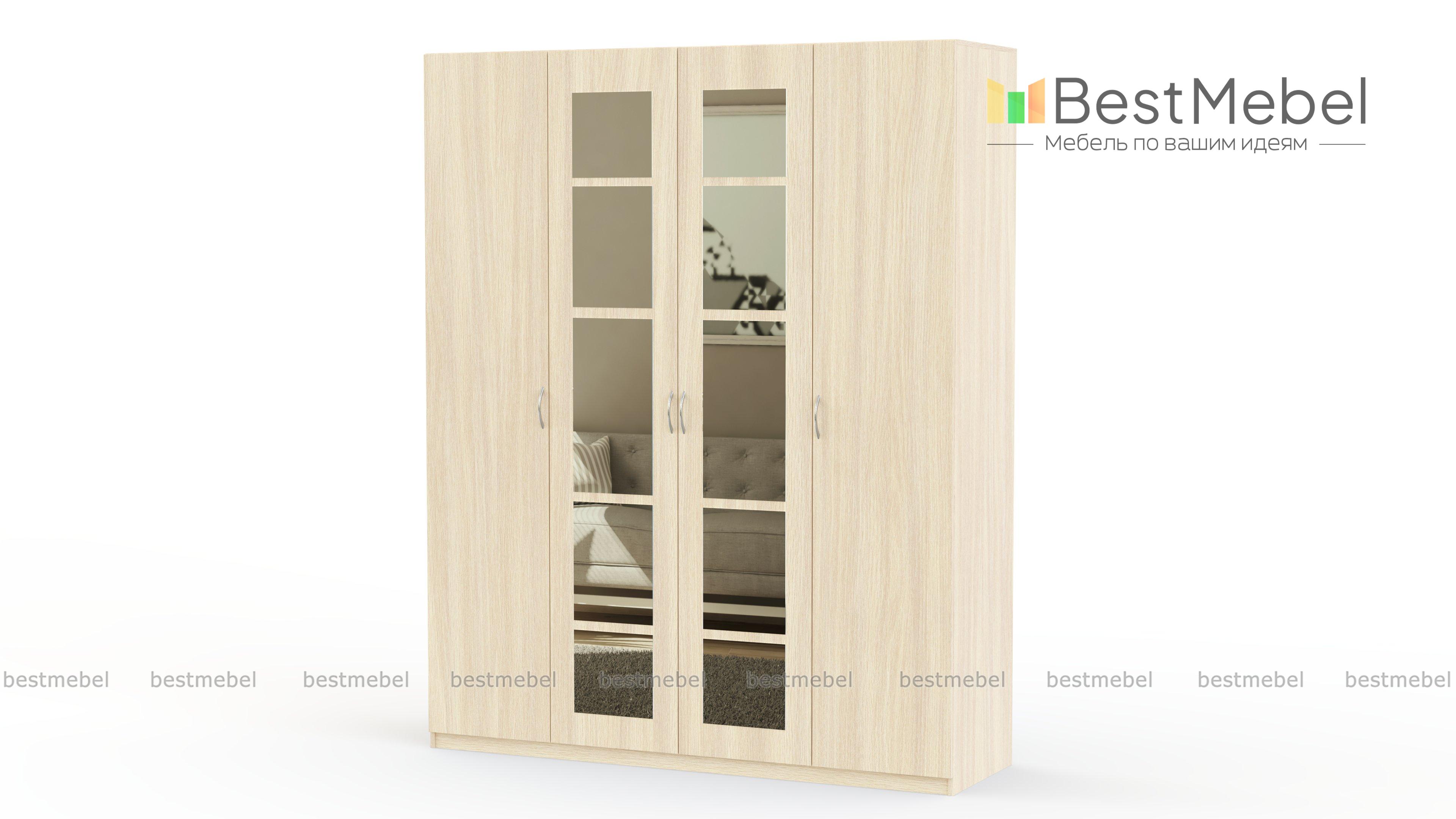 Распашной шкаф Паулина 42.2 BMS - Фото