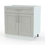 Шкаф нижний с 2-мя дверцами и ящиком Сканди BMS - Фото 1