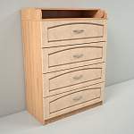 Комод пеленальный Ульяна 4 BMS - Фото 5