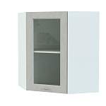 Шкаф верхний высокий Гарда угловой стекло 550 BMS - Фото 3