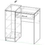Схема сборки Туалетный столик Импульс 16.21 BMS